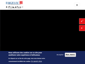 'esigelec.fr' screenshot