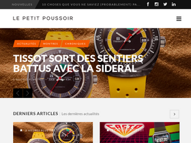 'lepetitpoussoir.fr' screenshot
