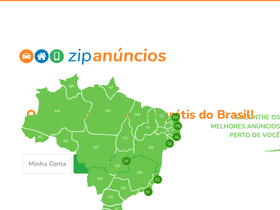 'zipanuncios.com.br' screenshot