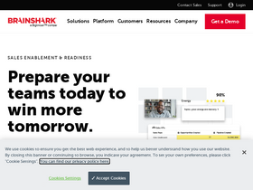 'brainshark.com' screenshot