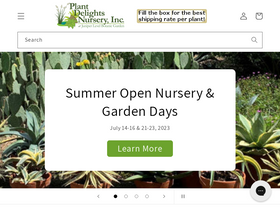 'plantdelights.com' screenshot