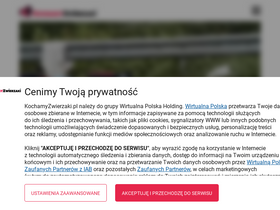 'kochamyzwierzaki.pl' screenshot