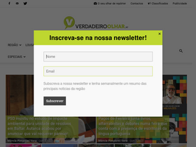 'verdadeiroolhar.pt' screenshot