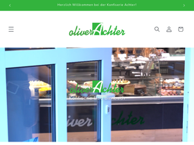 konfiserie-achter.de homepage screenshot