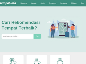 'tempat.info' screenshot