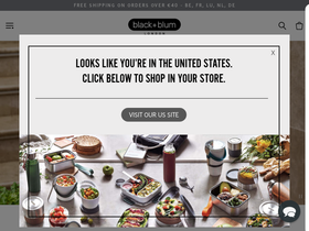 Black Blum homepage screenshot