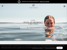 'elitehavens.com' screenshot