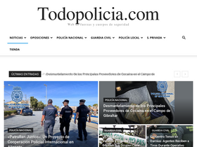 'todopolicia.com' screenshot