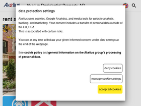 'akelius.com' screenshot