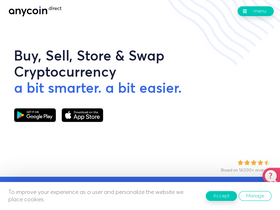 'anycoindirect.eu' screenshot