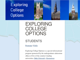 exploringcollegeoptions.org