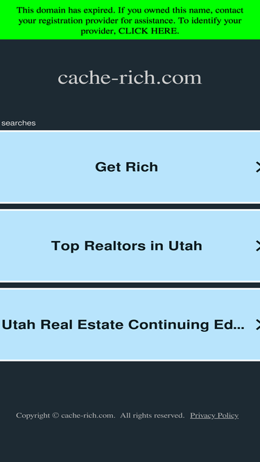 cache-rich.com