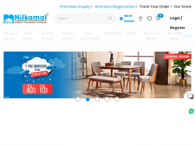 'nilkamalfurniture.com' screenshot