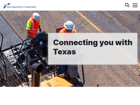 'txdot.gov' screenshot