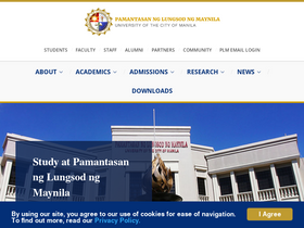 'plm.edu.ph' screenshot