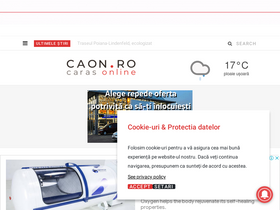 'caon.ro' screenshot