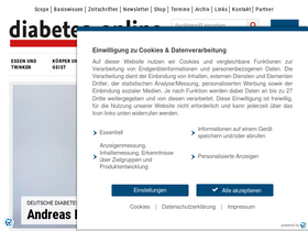 'diabetes-online.de' screenshot
