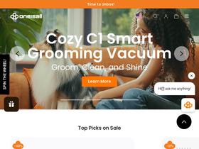 Oneisall website screenshot