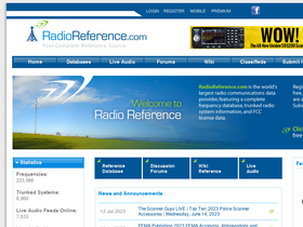 'forums.radioreference.com' screenshot