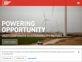 'aep.com' screenshot