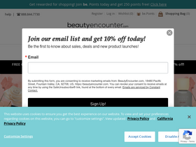 'beautyencounter.com' screenshot