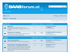 'saabforum.nl' screenshot