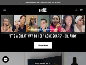 'banish.com' screenshot