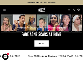 'banish.com' screenshot