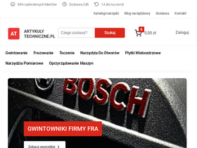 'artykulytechniczne.pl' screenshot