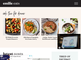 'emilieeats.com' screenshot