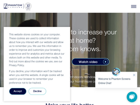 'phantomscreens.com' screenshot