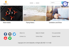 'makerfire.com' screenshot