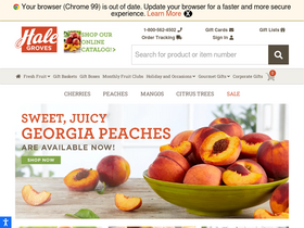 'halegroves.com' screenshot