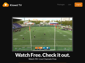 'klowdtv.com' screenshot