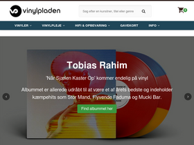 'vinylpladen.dk' screenshot