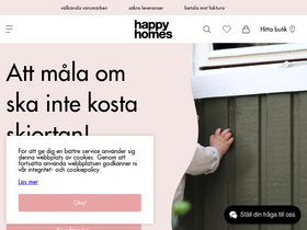 'happyhomes.se' screenshot