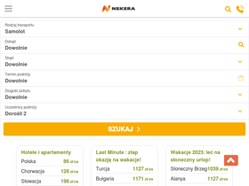 'nekera.pl' screenshot