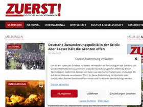 'zuerst.de' screenshot