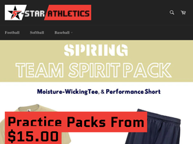 5-starathletics.com homepage screenshot