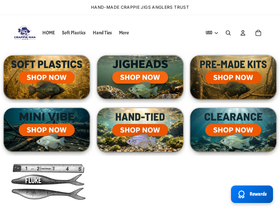 crappiemanjigs.com homepage screenshot