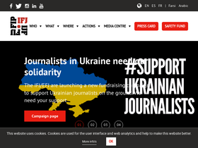 'ifj.org' screenshot