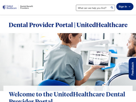 'uhcdental.com' screenshot