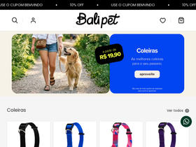 balipet.com.br homepage screenshot