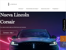'lincoln.mx' screenshot