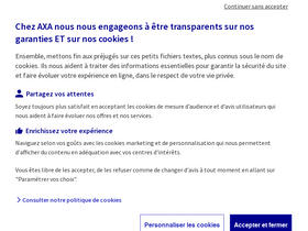 'axa.fr' screenshot