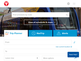 'metrotransit.org' screenshot