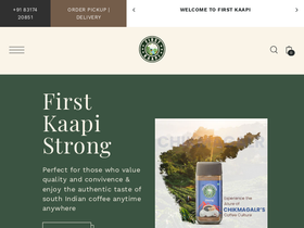 firstkaapi.com homepage screenshot