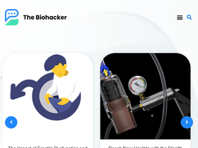 'thebiohacker.com' screenshot