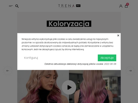 'trena.pl' screenshot