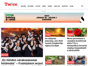 'twice.hu' screenshot